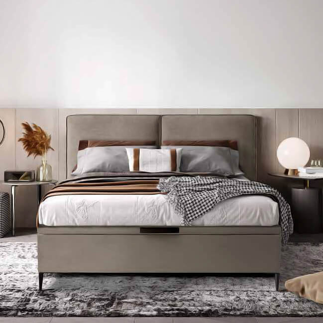 Cama Estofada com Sommier Elevatório | Canapé 3000