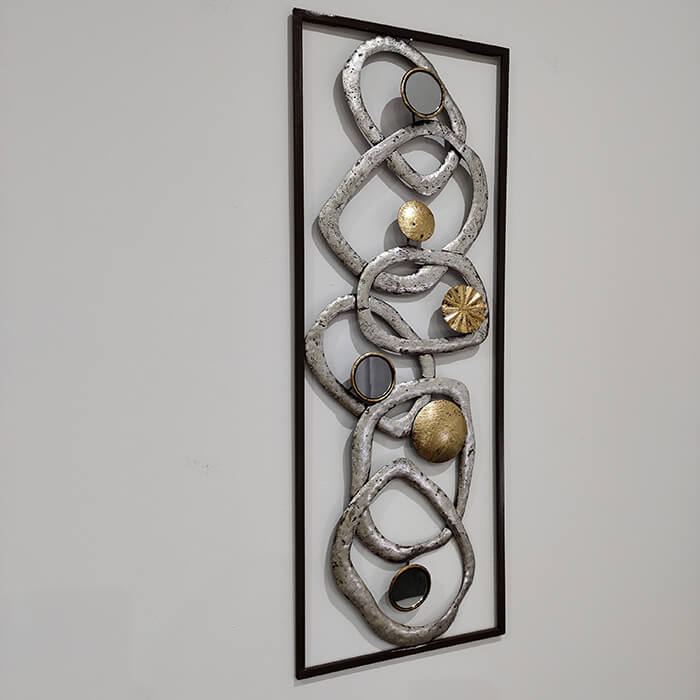 Quadro Metálico Decorativo | Arte Moderna MI21