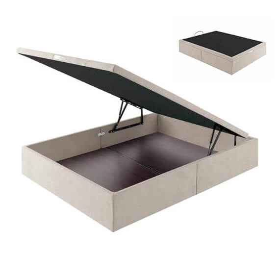 Cama Estofada com Sommier Elevatório | Canapé