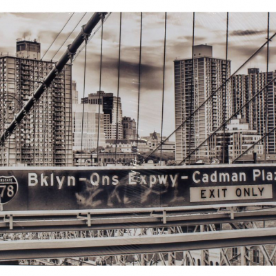 Tela Decorativa da Ponte de Brooklyn | Horizontal