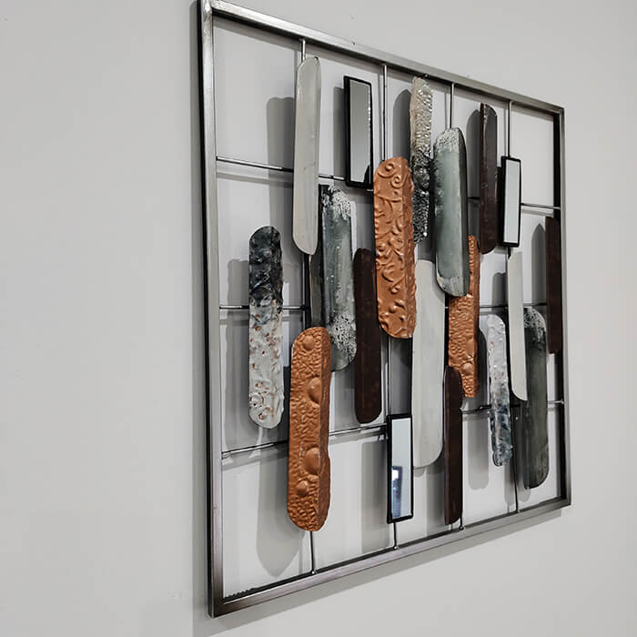 Quadro Metálico Decorativo | Arte Moderna MI34