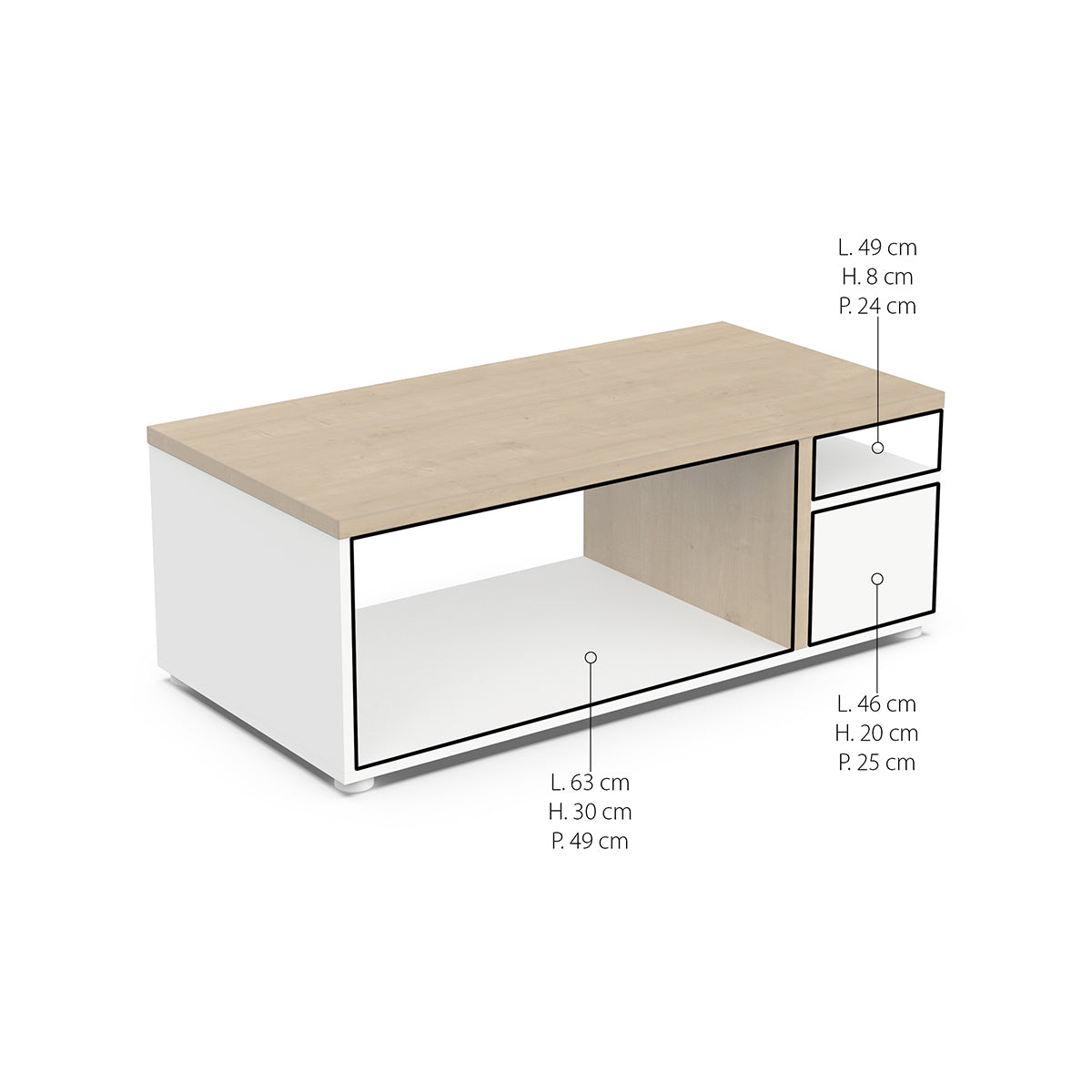 Mesa de Centro Acess | Carvalho Hamilton & Branco