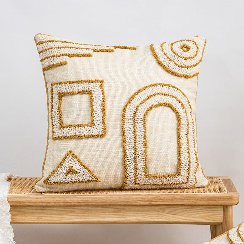 Capa de Almofada em Canvas com Loop Velvet