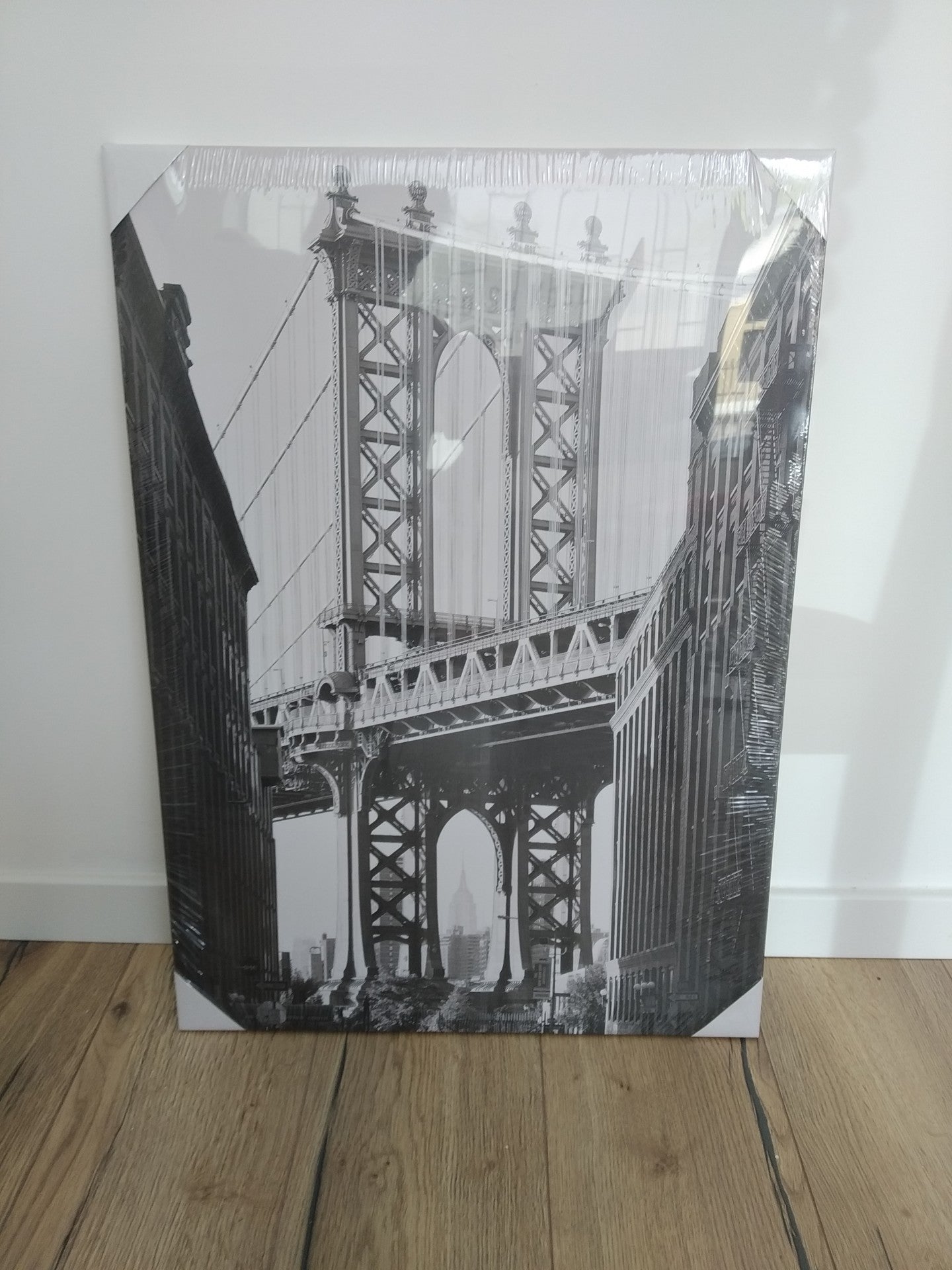 Tela Decorativa da Ponte de Brooklyn | Vertical
